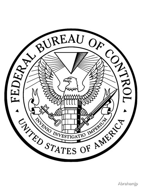 Fbc Federal Bureau Of Control Poster For Sale By Abrahamjp Redbubble