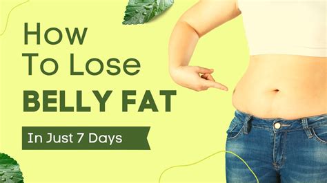 Weight Loss Tips 5 Easy Ways To Reduce Stubborn Belly Fat In Just 7 Days