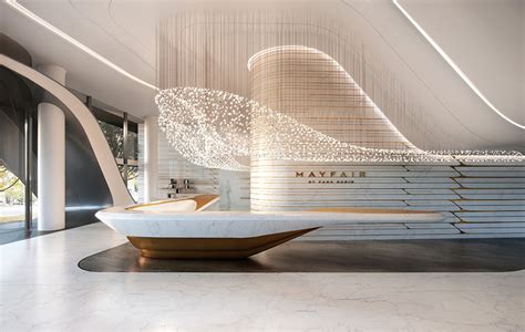 zaha hadid architects integrates curvilinear façade in ...