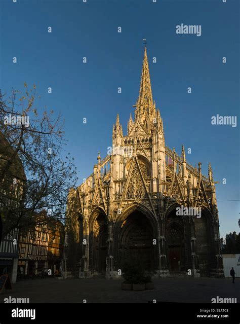 Normandy City Of Rouen Saint Maclou Rouen Gothic Church Stock Photo Alamy