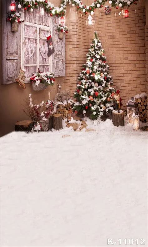Christmas Backdrops For Photography 150x220cm Christmas Tree Decor