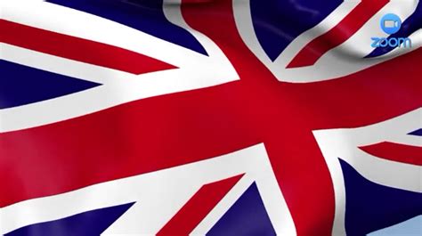 Uk Union Jack Flag Zoom Video Conference Back Template Postermywall