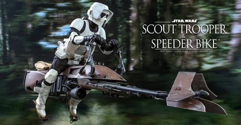 Recreate The Chase On Endor With Star Wars Scout Trooper And Speeder