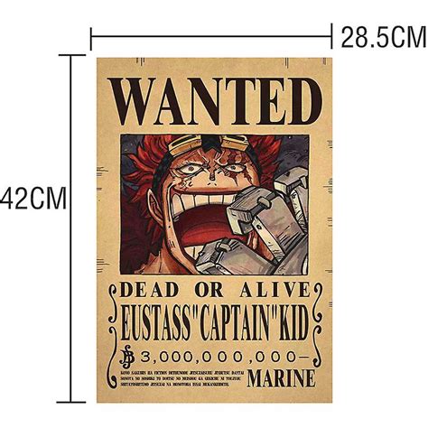 One Piece Luffy Gear Sun God Nika Bounty Wanted Posters Four Emperors Kid Action Figures
