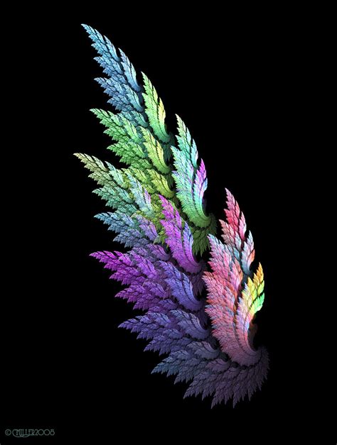 Rainbow Angel Wing By Shadoweddancer On Deviantart