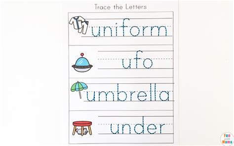 U is a vowel and the 21st word of the english alphabet. Letter U Worksheets for Preschool + Kindergarten Pack ...