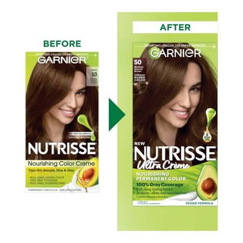 Garnier Nutrisse Nourishing Hair Color Creme 50 Medium Natural Brown Truffle Publix Super