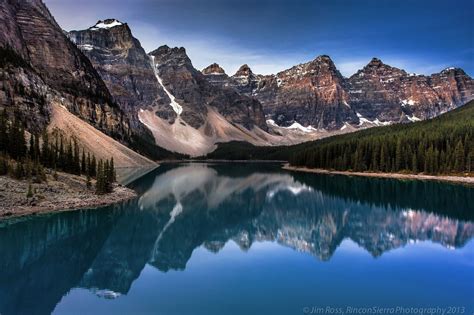 Canadian Classic Early Morning Ripples On Moraine Lake Lake