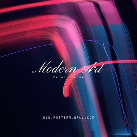 Copy Of Modern Art Abstract Color Cd Cover Music Postermywall