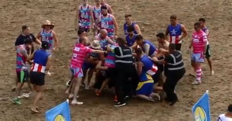 Wru Demand Answers After Teams Involved In Brawls At Beach Rugby Tournament Wales Online