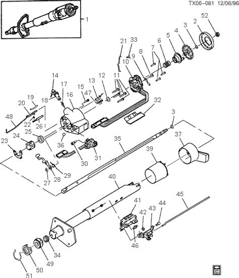 2005 Chevy Silverado Steering Column Diagram