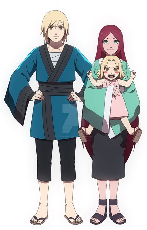 Тсунаде и ее родители по Редкость принцессы N Naruto Uzumaki