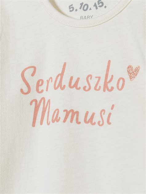 Bawełniana bluzka niemowlęca Serduszko Mamusi sklep