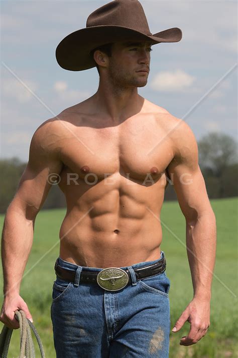 Hot Muscular Cowboy On A Ranch ROB LANG IMAGES LICENSING AND COMMISSIONS
