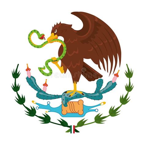 coat of arms of mexico stock vector illustration of insignia 251197191