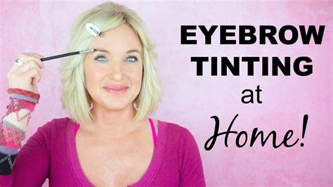 How To Tint Your Eyebrows At Home Tints Grey Brows Youtube
