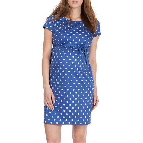 For The Jenny Packham Cornflower Blue Polka Dot Dress White Maternity Dresses Polka Dot