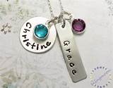 Images of Charm Necklace For Moms Silver