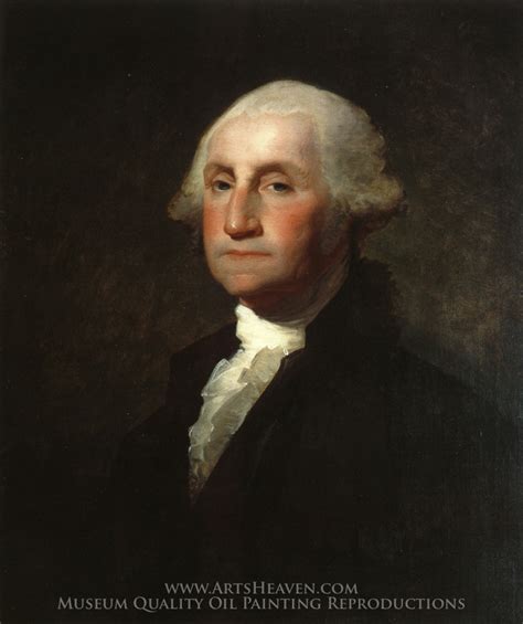 George Washington Gilbert Stuart Painting Reproductions On Canvas