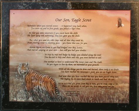 Eagle Ts Galoreeagle Scout Poem Plaque