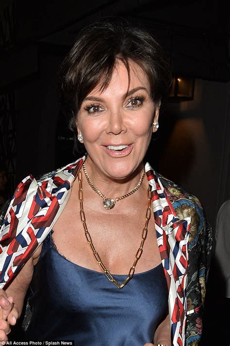 Kris Jenner Flashes Her Spanx As Lunches With Scott Disick Daily Mail Online