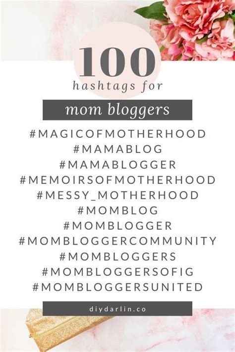 100 Of The Best Hashtags For Mom Bloggers In 2020 Hashtags For Likes