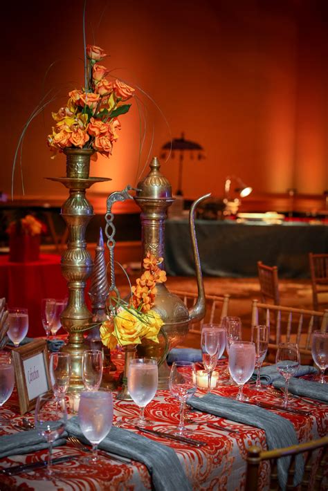Indian Wedding Table Decoration Ideas Web Undangan