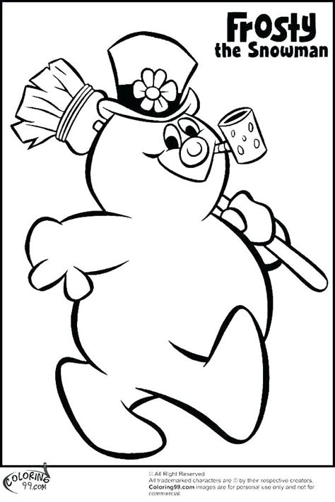 Frosty Coloring Pages at GetColorings.com | Free printable colorings