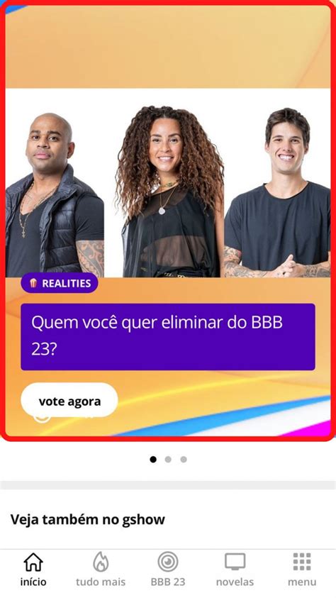 VOTAÇÃO BBB 23 veja como votar para eliminar no paredão do Big Brother