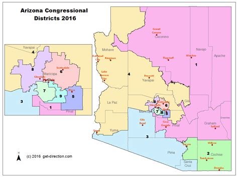 Arizona Political District Map Images And Photos Finder