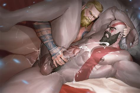 Rule 34 Artist Request Baldur God Of War Bara Cumming God Of War Kratos Lying On Bed Lying
