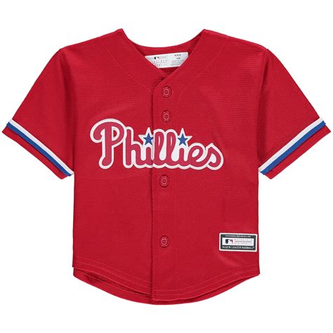 Philadelphia Phillies Infant Red Replica Team Jersey