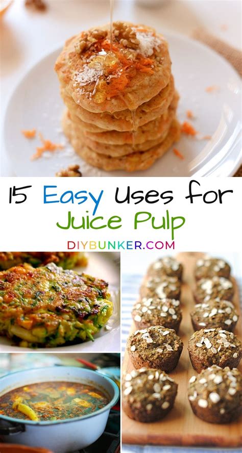 Healthy juice recipes to benefit your diet. What to do With Juice Pulp: 15 Creative and Healthy Ideas ...