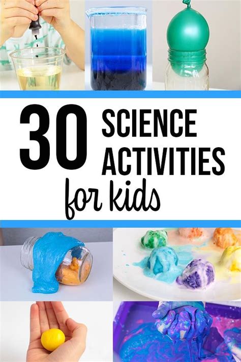 30 Day Science Activity Planner For Kids Kids Planner Science