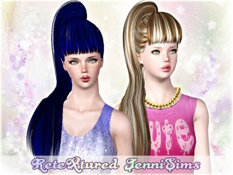 Butterflysims Hairstyle Retextured By Jenni Sims Sims Hairs