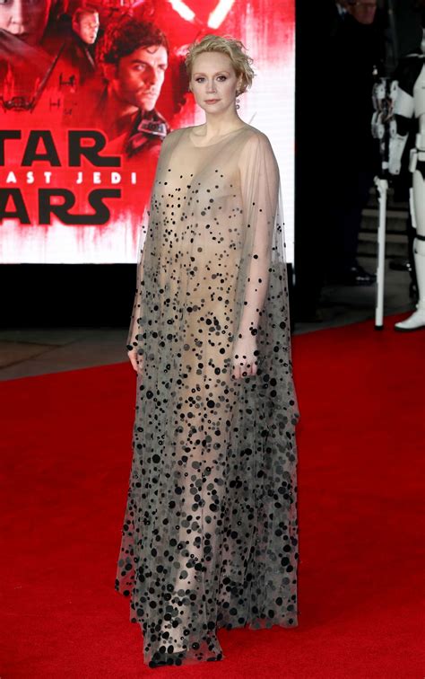 Gwendoline Christie “star Wars The Last Jedi” Premiere In London