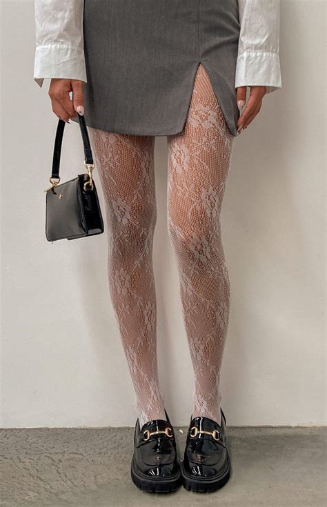 Lolita White Lace Stockings Beginning Boutique Us