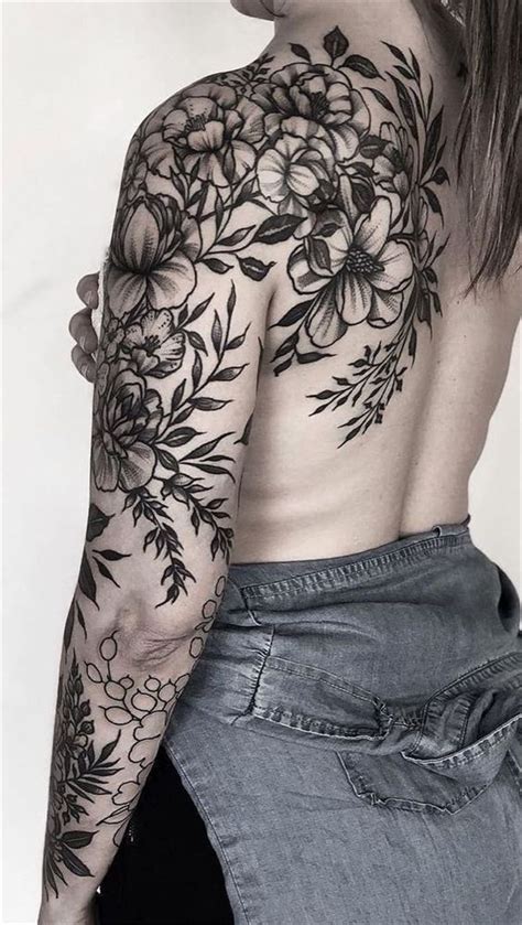 45 Gorgeous And Stunning Sleeve Floral Tattoo To Make You Stylish Women Fashion Lifestyle Blog