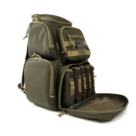 Niceandgreat Tactical Rapid Storage And Access Gun Range Bags Army Green