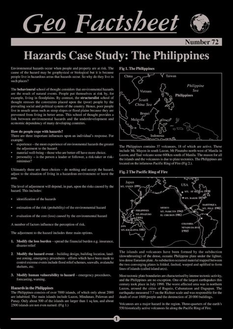 PDF April 1999Number 72 Hazards Case Study The Philippines The