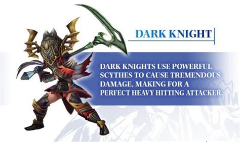 It has enormous single hit damage and specializes in low level black magic instead of white magic. Dark Knight - Final Fantasy Explorers Walkthrough - Neoseeker