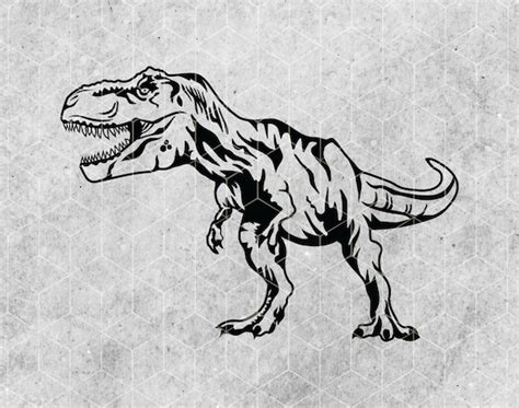 Tyrannosaurus rex svg T rex svg files for cricut Trex Etsy México