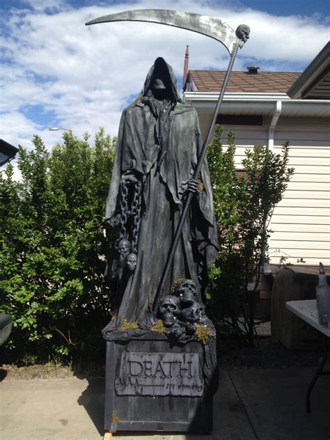 Grim Reaper Graveyard Statue 2014 Grim Reaper Halloween Halloween