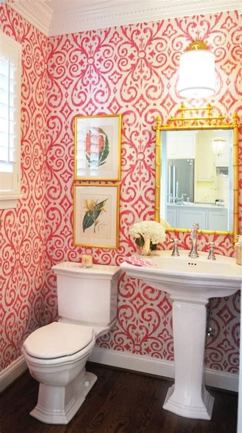 Bright Pink And White Bathroom By Kelloggfurns Diane Litz Baltimore