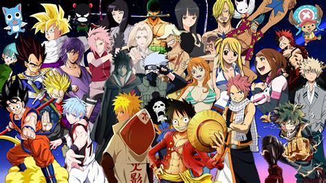 Check spelling or type a new query. Assorted anime characters wallpaper, One Piece, Dragon Ball, Dragon Ball Super, Naruto ...