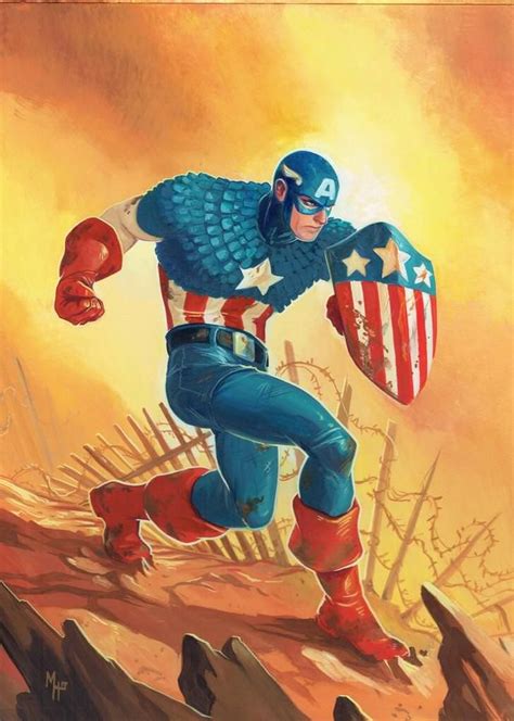 Captain America By Meghan Hetrick Captain America Art Marvel Captain