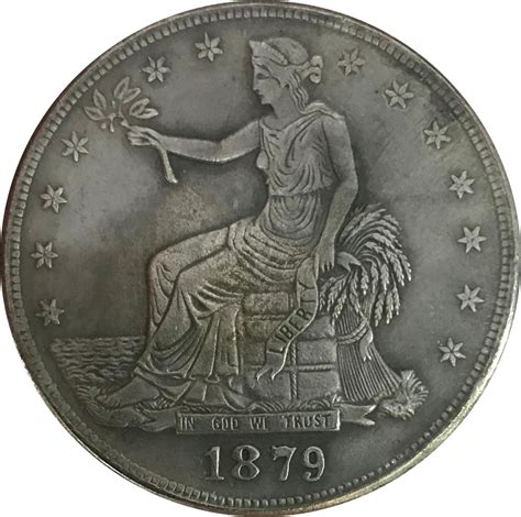 United States Of America Seated Liberty 1 One Dollar Trade Dollars 1879
