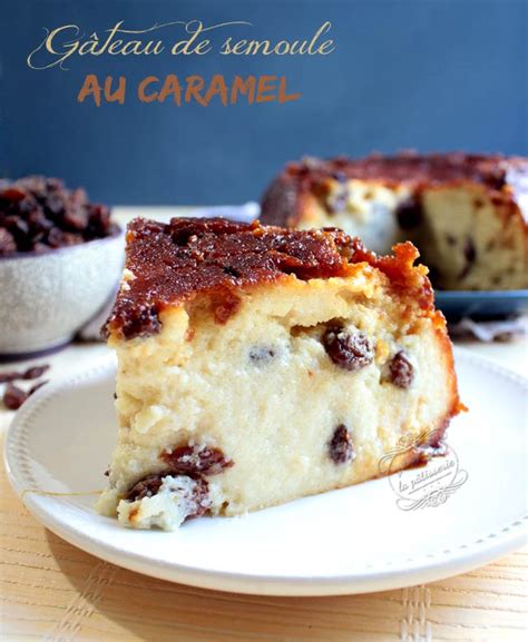 Gateau De Semoule Aux Raisins