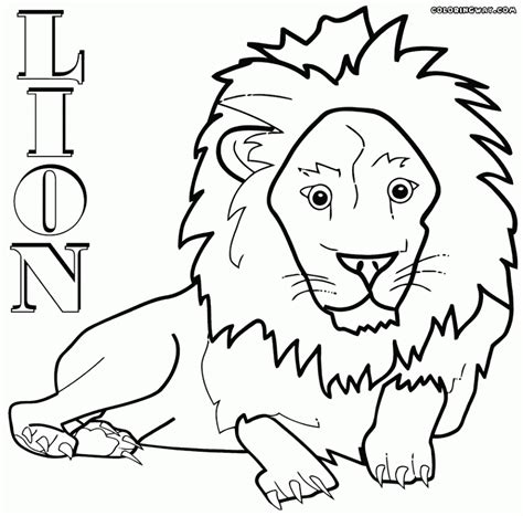 Get This Lion Coloring Pages For Preschoolers 64738