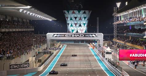 Yas Marina Circuit The Famous Formula 1 Race Track In Abu Dhabi